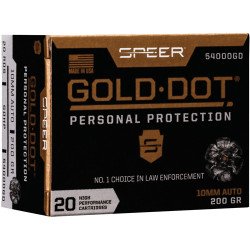 SPEER GOLD DOT 10MM AUTO