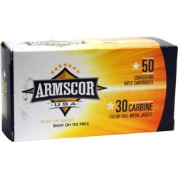 ARMSCOR 30 CARBINE 110GR FMJ